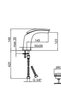 Italian Webert-Aria Single Lever Waterfall Water Flow Sink Mixer Chrome Ai832001015 - 2
