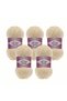 Lize Cotton Gold Yarn – Pack of 5 – Cotton Acrylic – Suitable for Amigurumi and Cardigan Knitting