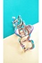 Women's Spiral Bow Bone Metal Buckle - 6