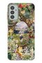 Samsung Galaxy M13 - M23 Compatible Green Nature Transparent Silicone Case