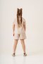 Girl's Scalloped Short Sleeve Shirt Double Suit 1812 - 4