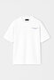 Unisex Le Plus Grand Printed Oversize 100% Cotton Wide Cut Textured Crew Neck T-Shirt Rf0519