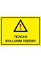 The Counter Is Out of Service! Isg Warning Sign Pvc A3 30X42 cm