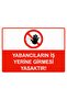 Foreigners Are Prohibited from Entering the Premises Isg Warning Sign Pvc A3 30X42 cm
