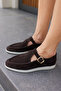 Orbita Women's Brown Real Leather Suede Loafer Shoes - 7