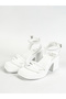Strappy Block Heel Sandals with Buckle Closure - 6