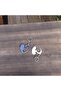 Cat in Heart Couple Keychain – Set of 2 Lovers - 2