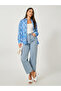 All Over Print Long Sleeve Oversized Shirt - 2