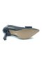 Feles Women's Heeled Shoes with Transparent Stone Buckle Detail Black - 6