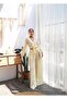 Women's Wrinkle Fabric Waist Tie Shirt and Oversize Pants Set