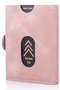 Valencia Pink Card Holder Genuine Leather Wallet Unisex Women Men Rfid Protected - 6