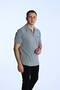 Pearl Teeth Half Zipper T-Shirt Light Gray - 6