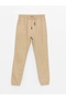 Xside Beige Slim Fit Gabardine Men's Jogger Pants - 5