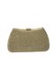 Light Gold Crystal Stone Women's Evening Dress Hand-Shoulder Bag