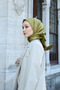 Scarf - Premium Lux Original Monogram Scarf (Silk Voile, High Quality, Lightweight, Comfortable, Stylish, Scarf) - 5