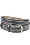 Men's Black 3.5 cm Wide Classic Faux Leather Belt 2402637 - 2