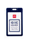 8315-blue Name Badge Holder, 54×89mm Core, No Lanyard 6pcs– For Office, Exhibitions & Conferences - 2