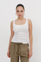 U Neck Basic Undershirt A0336-U11 - 5
