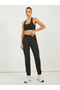 Contrast Side Seam Cuff String Detail Joggers