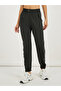 Contrast Side Seam Cuff String Detail Joggers - 2