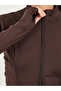 Brown Solid Activewear Set - 4