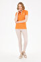 Women's Tile Basic Polo Neck T-Shirt 50262698-Vr031 - 3