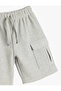 grey Basic Shorts - 3