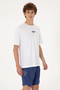 Men's Comfort Fit Crew Neck White T-Shirt 50299970-Vr013 - 3