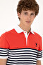 Men's Regular Fit Polo Neck Red T-Shirt 50300063-Vr213 - 2