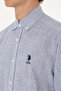 Men's Navy Blue Long Sleeve Shirt 50300182-Vr033 - 7