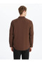Lcw Vision Brown Slim Fit Long Sleeve Dobby Men's Shirt - 3