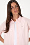 Women's Light Pink Long Sleeve Tunic Shirt 50306390-Vr078 - 2