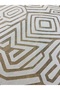 White Geometric Patterned Burnt Fabric – 140 cm Width |   Transparent Transparent Texture - 3