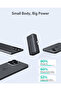 20W PD, 5,000mAh, Portable Power Bank with Built-in foldable USB-C Port, Grey. - 10