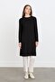 Basic Combed Cotton Tunic Black