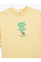 Licensed Snoopy Printed Short Sleeve Crew Neck Cotton T-Shirt - 3