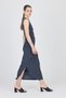 Rochie lungă Indigo Crew cu împingere laterală 1489 - 2