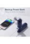 Portable Handheld Fan - Mini USB Rechargeable Foldable Personal Fan (Blue) - 4
