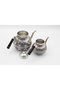 إبريق شاي ثقيل مطرز بالعنب من النحاس - 4