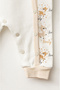 Baby Girl Snap Fastener Deer Patterned Jumpsuit 0 Months 6 Months - 5