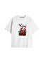Y2K Vintage Cherry Printed Black T-Shirt Code 54