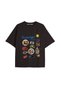 Y2K Vintage Pickles Printed Black T-Shirt Code 245