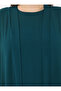 بدلة مزدوجة مقاس كبير من Dress&Ferace - أخضر زمردي - أليا - 6