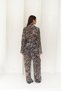 Saifudin Lace Detailed Black Shirt Trousers Suit - 4