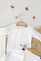 Baby Girl Cotton Fabric 6-Piece Lace Luxury Blanket Hospital Discharge Bodysuit Set Stl7018 - 6
