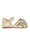 Infant Girls Sandals With Back Strap Gold | Made In Brazil