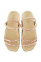 Ladies Sandals With Back Strap Nude | Made In Brazil - 5