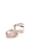 Infant Girls Sandals With Back Strap Gold | Made In Brazil - 2