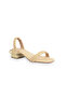 Ladies Sandals With Back Strap Cream 985 | Made In Brazil - 2