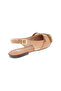 Ladies Sandals With Back Strap Nude | Made In Brazil - 3